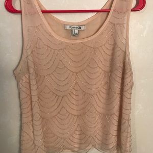 Forever 21 beaded tank top